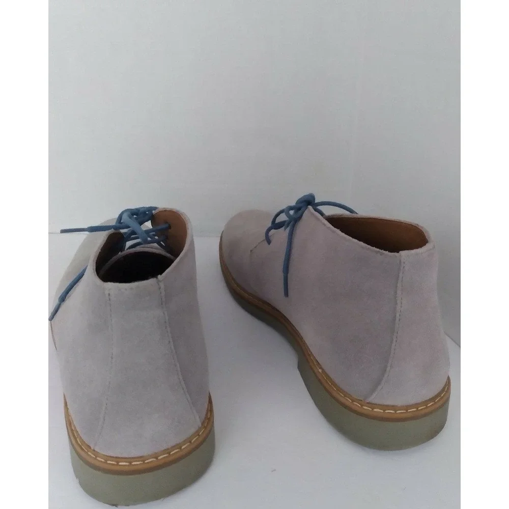 Suede Chukka Boots Casual Ankle Booties Lace Up‎ Shoes